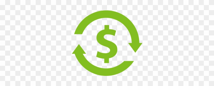 Dollar Sign In Circle Made Of Arrows - Ira Icon #636550
