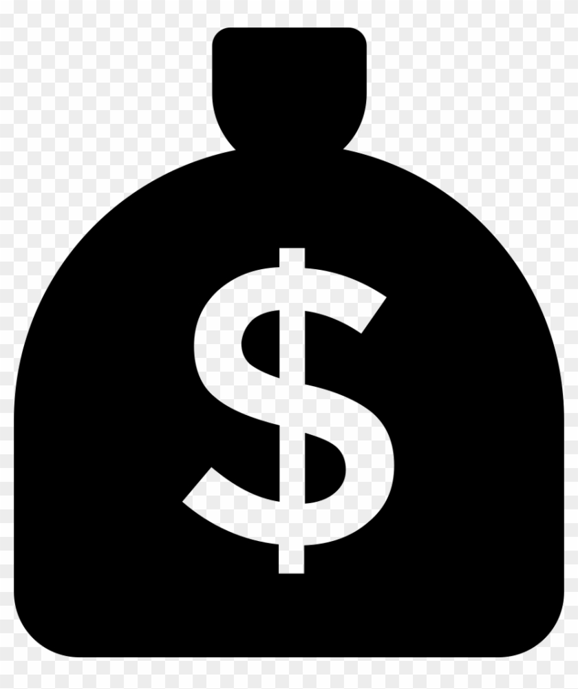 Money Bag With Dollar Sign Svg Png Icon Free Download - Dollar Sign Icon White #636563