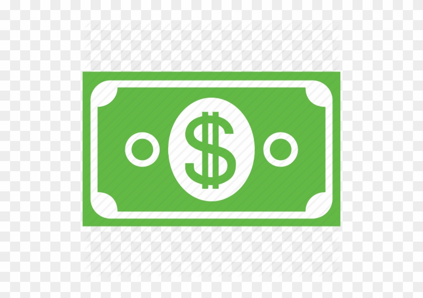 Dollar Bill, Money, One Dollar, One Dollar Bill Icon - Color #636699