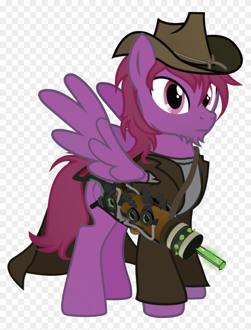 Geekladd, Clothes, Coat, Cowboy Hat, Fallout Equestria, - Cartoon #636804