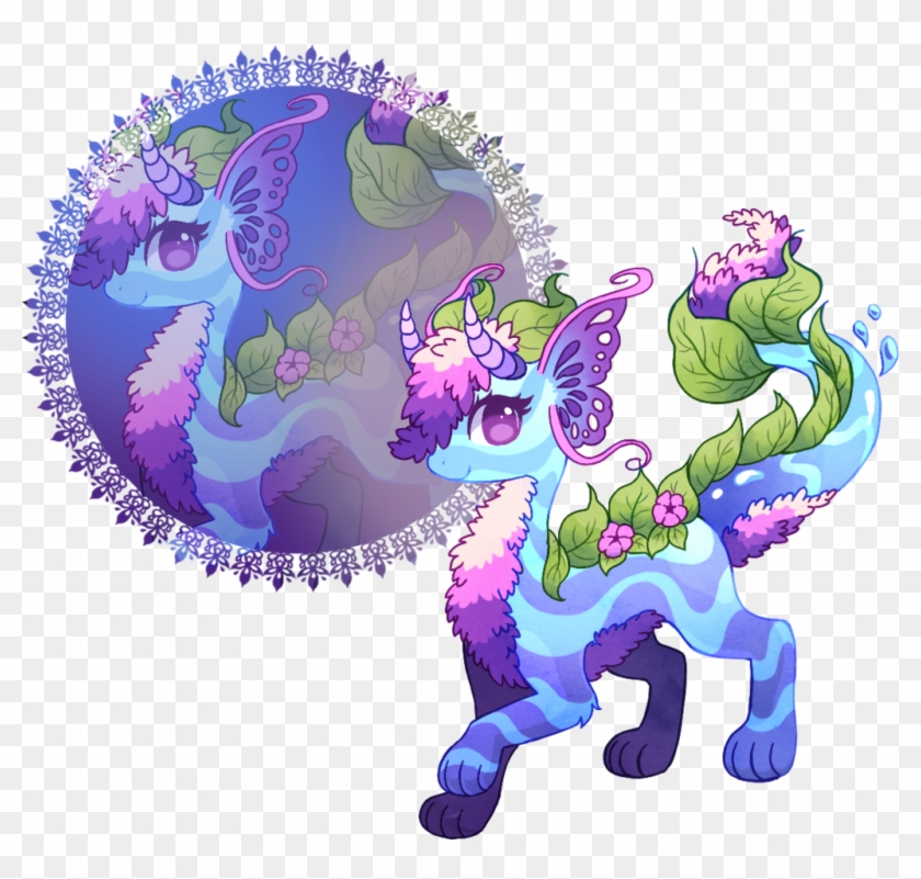 Watery Wisteria Dragon By Zaiiya - Vasco Da Gama Explorer #636836