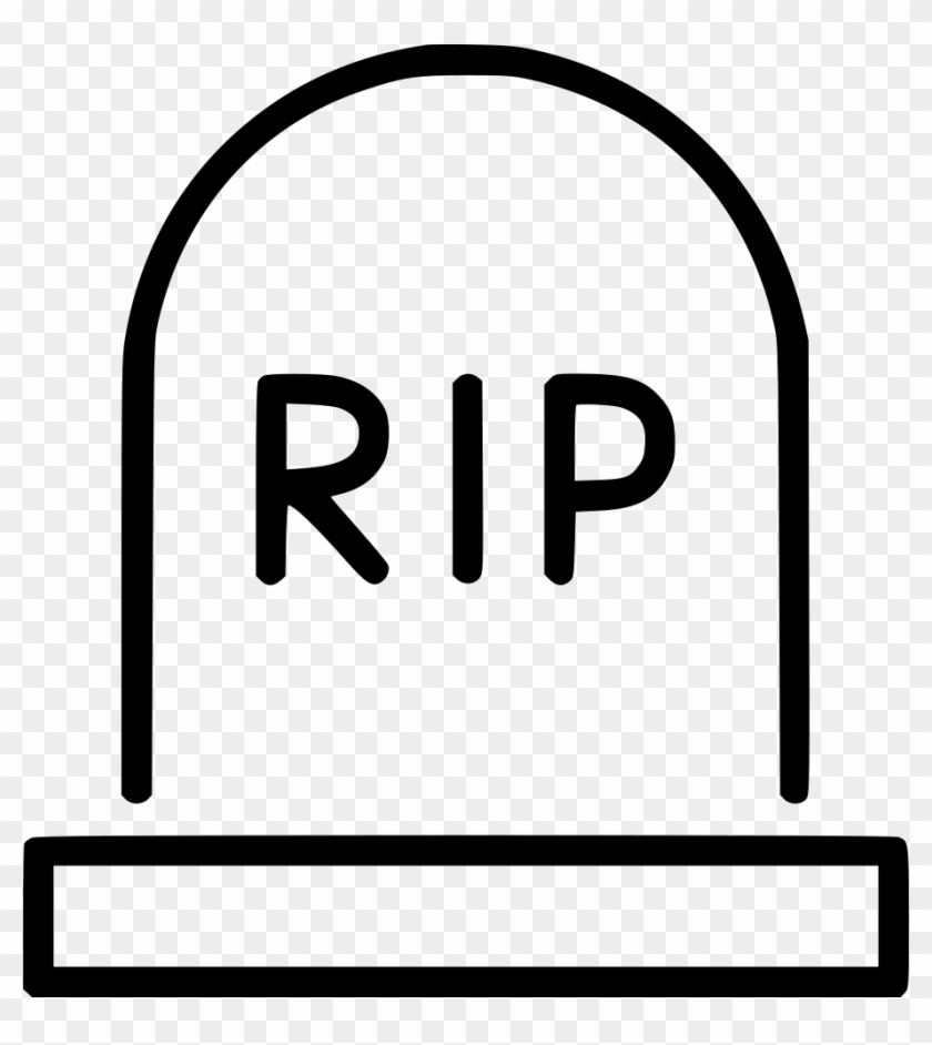 Rip Gravestone Tombstone Rest Svg Png Icon Free Download - Tombstone Png #637201