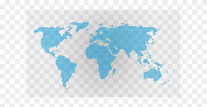 Abcn Global Locations - World Map Modern Png #637222