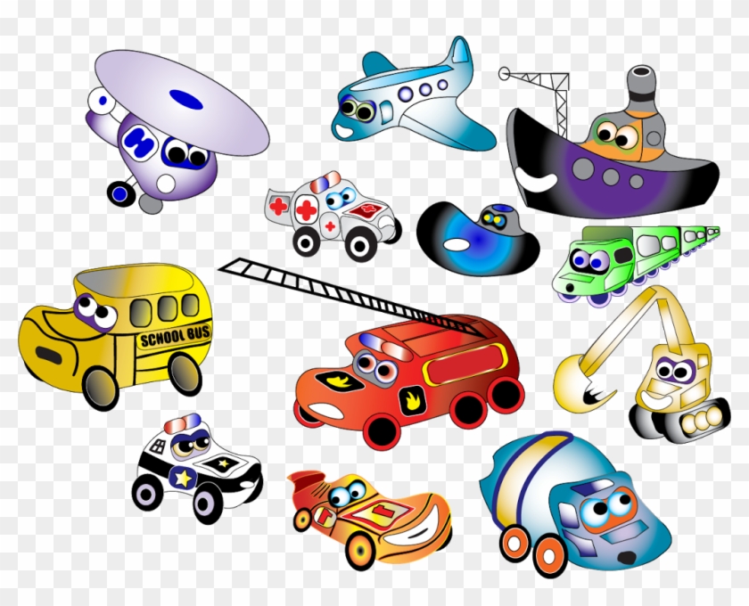 Kids Illustration In Vector Format For Cars And City - Cartoon #637228
