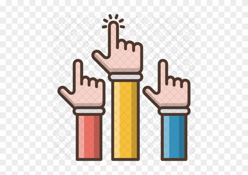 Raise Hand Icon - Icon #637236