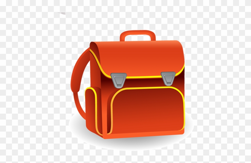 School Bag Icon - Vector School #637544