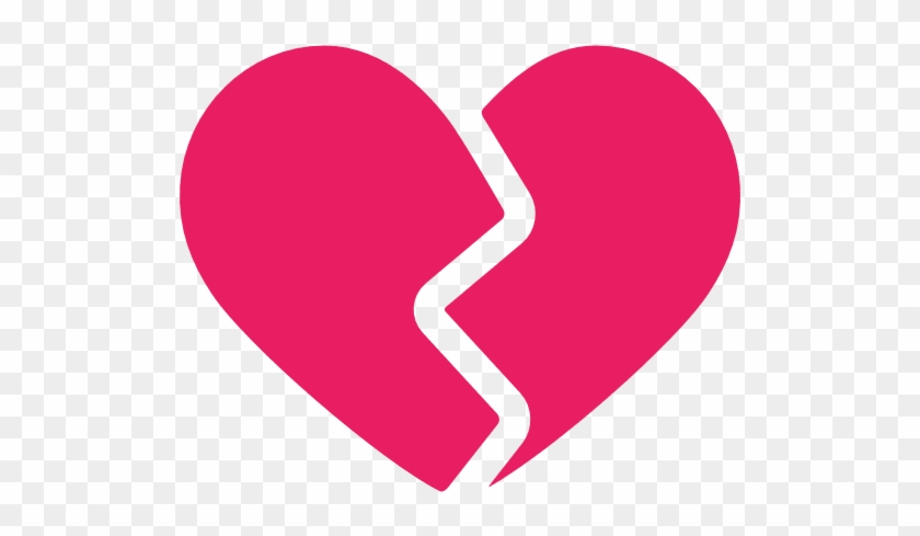 Broken Heart - Broken Heart Black Clip Art #637553