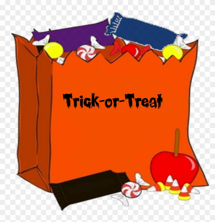 Bag Clipart Trick Or Treat - Halloween Candy Clip Art #637587