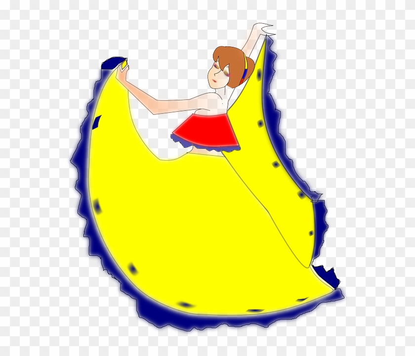Yellow Pirouette, Dancing, Dancer, Frock, Gown, Dress, - Dance #637593