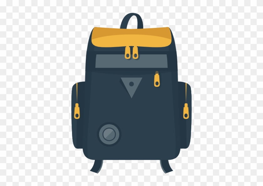 Backpack Free Icon - Backpack Flat Icon Png #637608