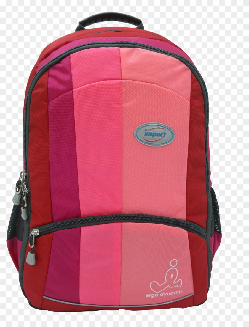 Impact Ergonomic Backpack Ipeg-130 Pink - Impact School Bags Singapore #637636