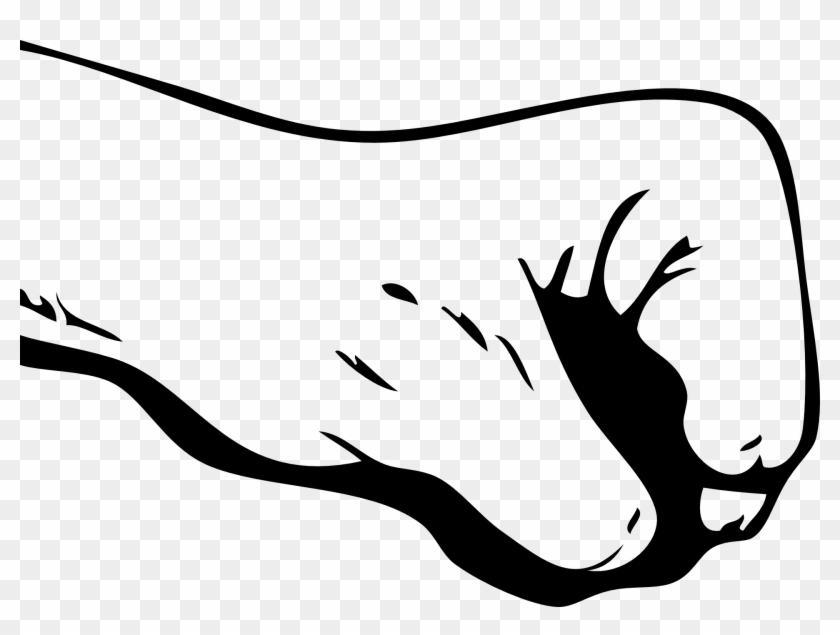 Raised Fist Punch Clip Art - Raised Fist Punch Clip Art #637711