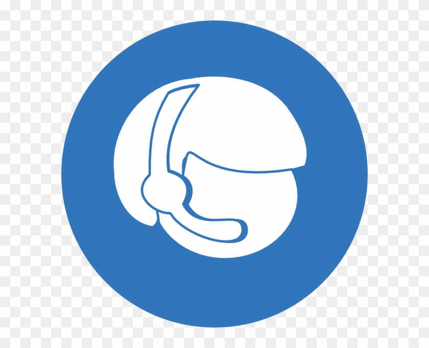 Blue Customer S Blue Customer Service Clip Art - Office Suite Icon #637881