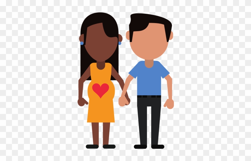 Happy Couple Relationship - Vector Graphics #637957