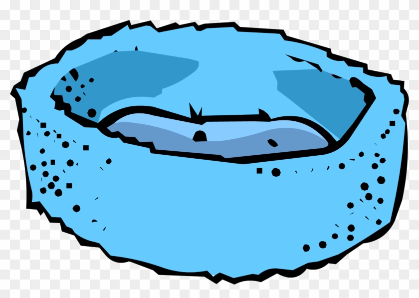 Blue Bed - Club Penguin Puffle Bed #637985
