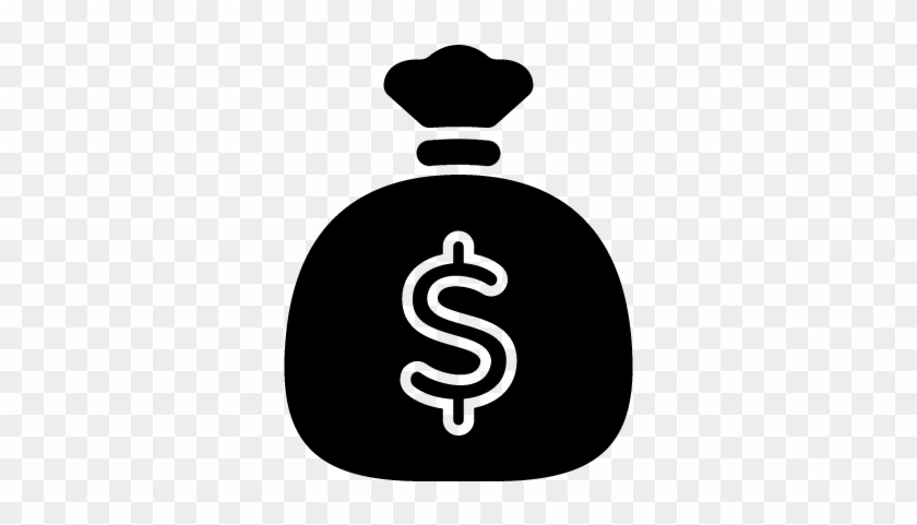 Big Money Bag Vector - Amount Of Money Icon #637999