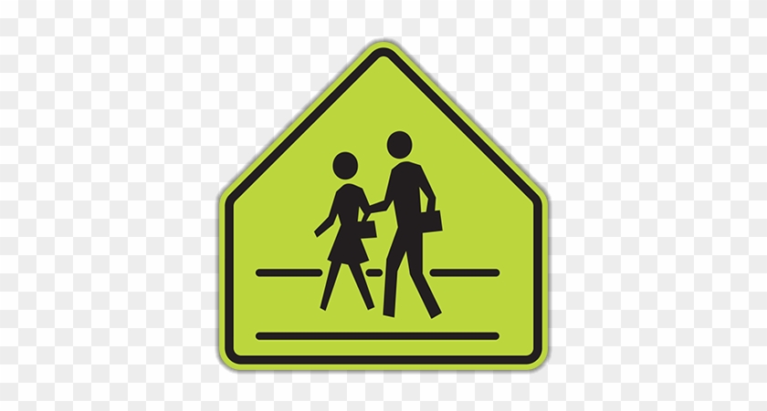 Hs2-1 School - School Crossing Sign #638241