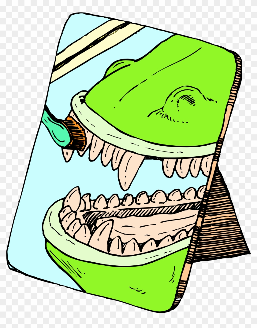 Cartoon Green Jaw Clip Art - Cartoon Green Jaw Clip Art #638512