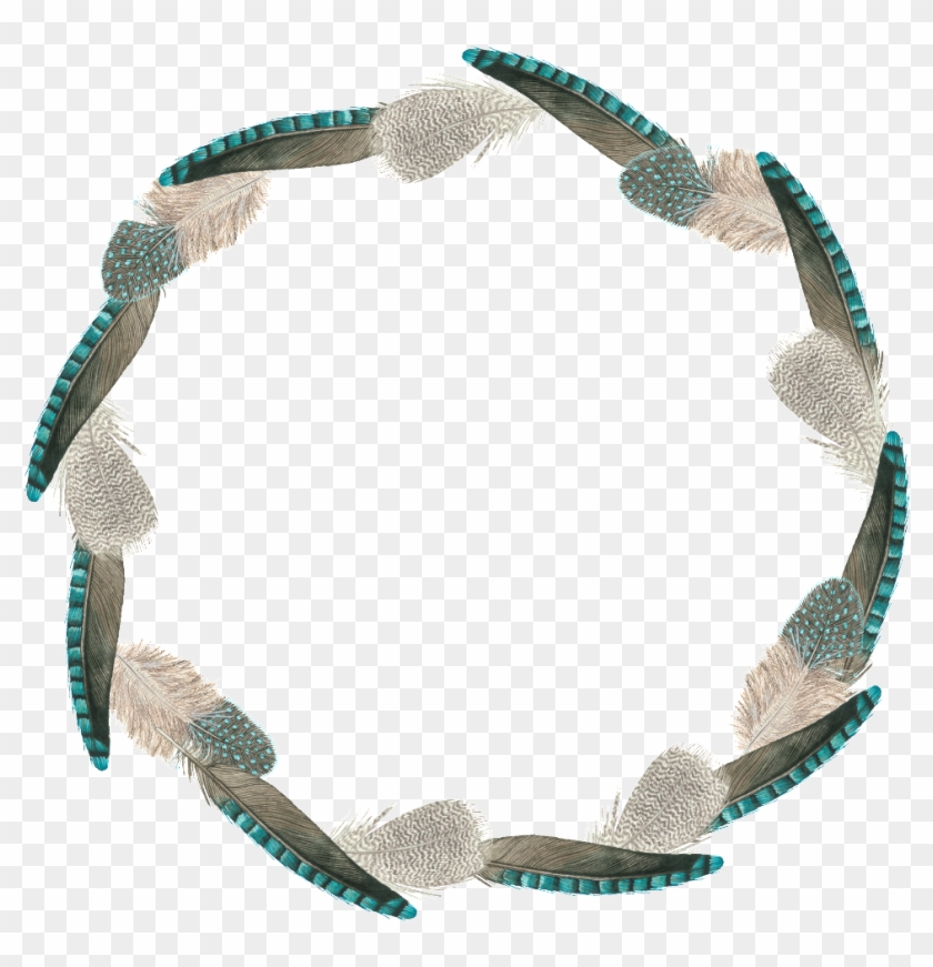 Una Acuarela Transparente Decoración De La Pluma Combinación - Bracelet #638401