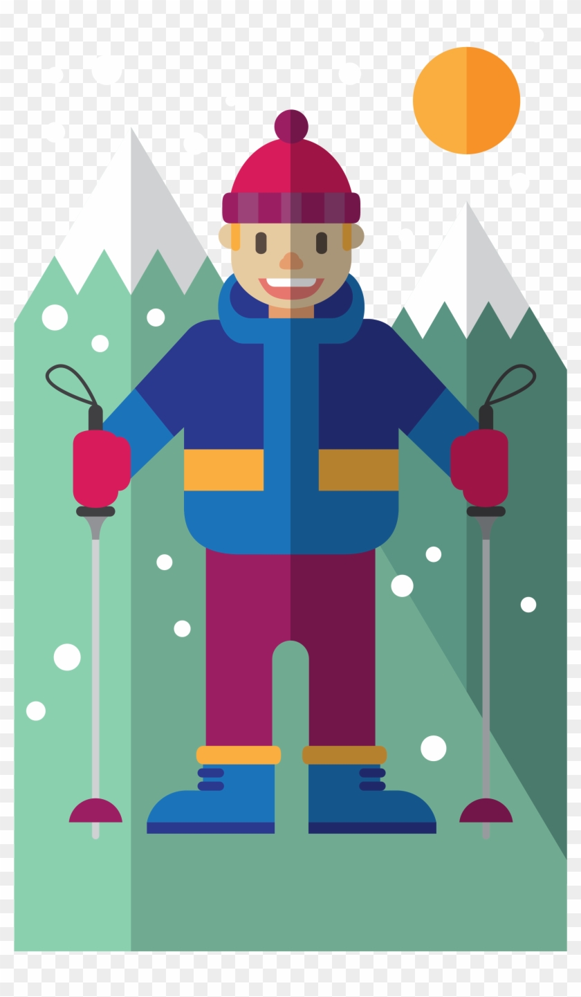 Winter Sport Skiing Sporting Goods Clip Art - Winter Sport Skiing Sporting Goods Clip Art #638503