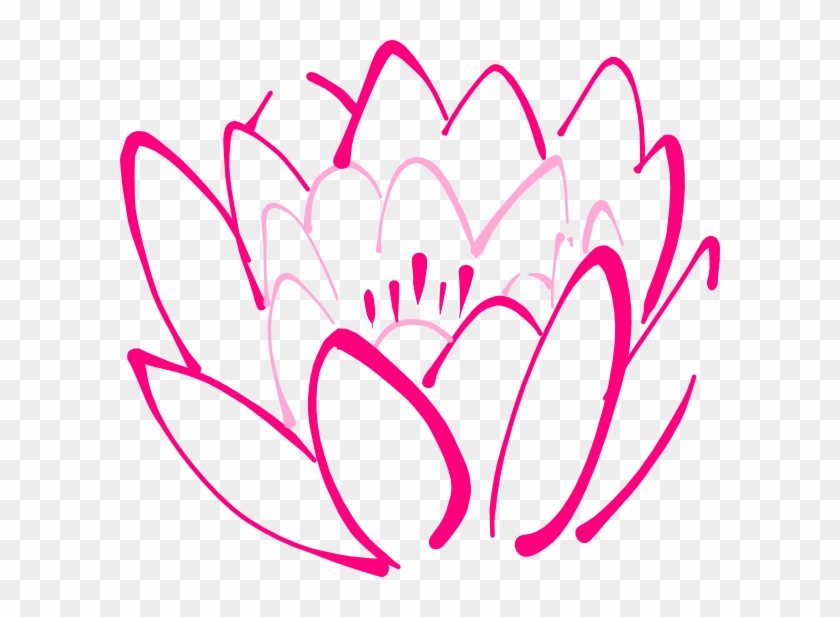 12 Petal Pink Lotus Svg Clip Arts 600 X 537 Px - Happy Birthday Lotus Flower #638476