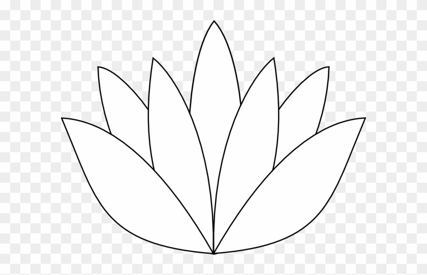 Lotus Svg Clip Arts 600 X 462 Px - Clip Art Of Olu Flower #638514