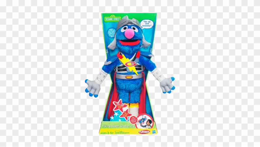 Flying Super Grover - Sesame Street Super Grover Toy #638575