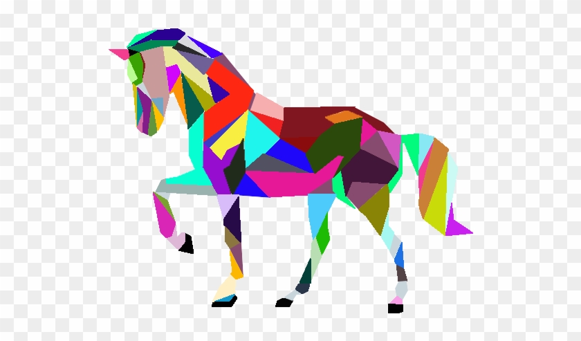 Colorful Horse Vector By Pb08arts On Deviantart Colorful - Colorful Horse #638709