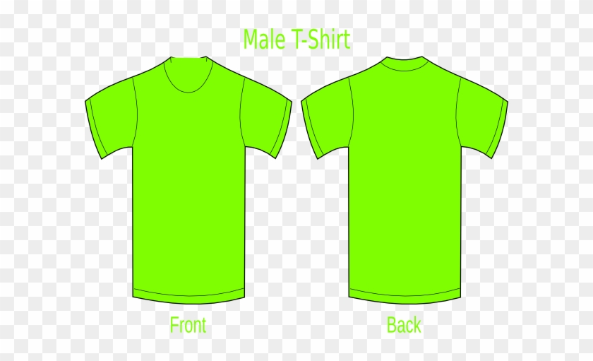 Plain Neon Green T Shirt #638720