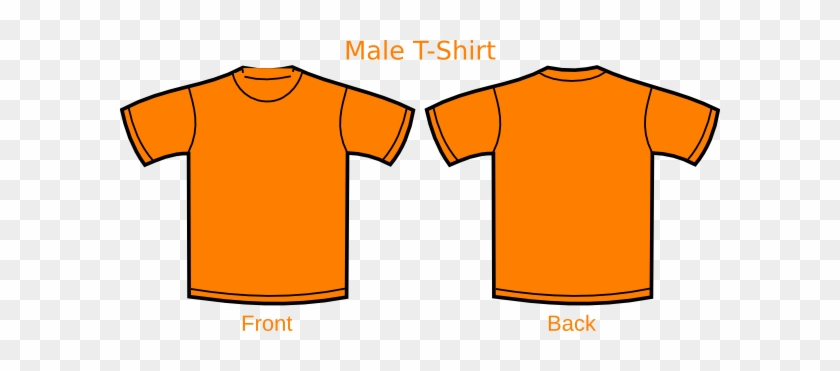 Orange Clip Art - Orange Polo Shirt Template #638722