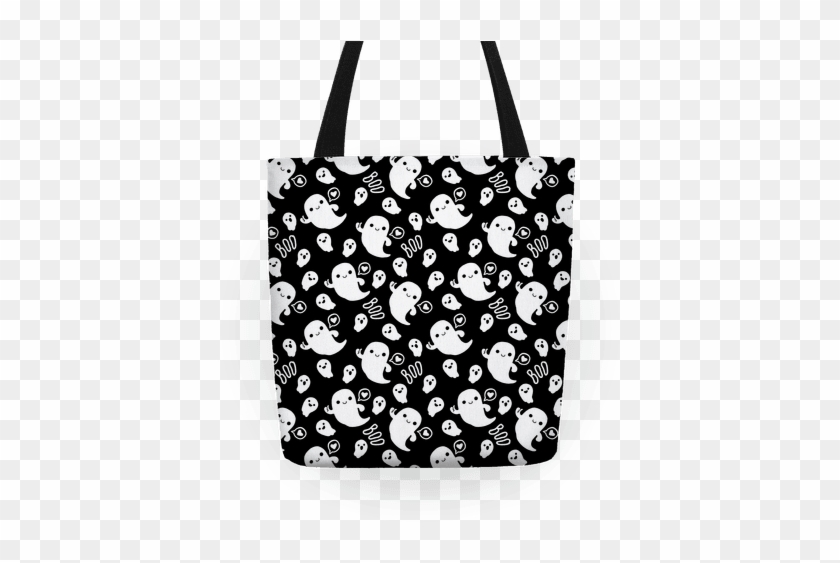 Cute Ghosts Tote - Cute Ghosts Tote Bag: Funny Tote Bag Tterns, Ghost #638792