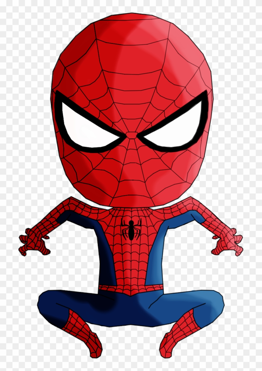 Spiderman Chibi By Guitar6god - Super Heroes Chibis Png #638800