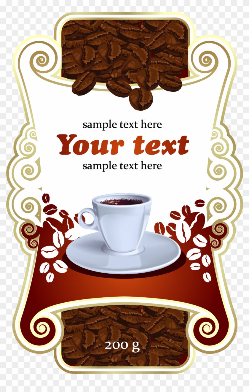 Coffee Bottle Label Euclidean Vector - Coffee #638901