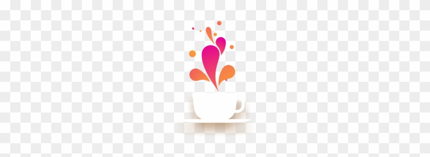 Vector Fashion Tea Cup Colourful Logo Download - Fashion #638934