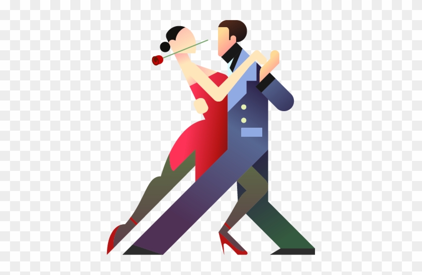 Dance Tango Royalty-free Clip Art - Dance Flat Design Png #639035