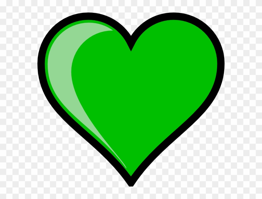 Heart - Green Heart Clip Art #639134
