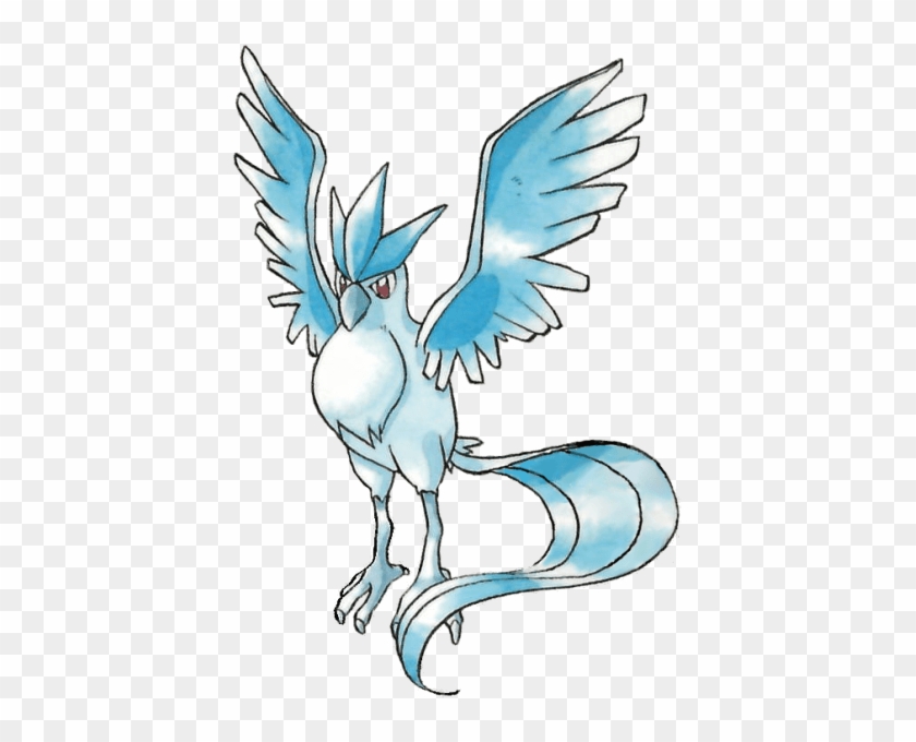 #articuno From The Official Artwork Set For #pokemon - Pokemon Red Green Blue Ken Sugimor #639452