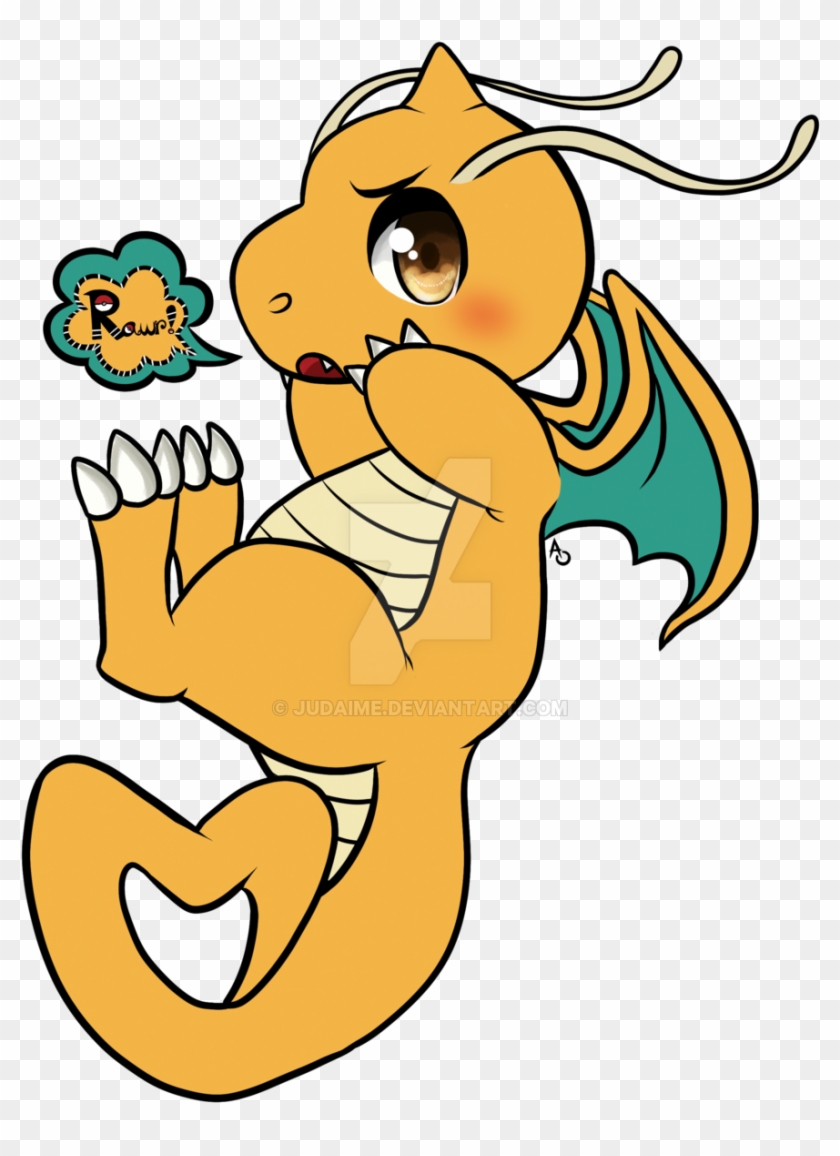 Dragonite Used Rawr It Was Super Effective By Judaime - Cute Dragonite #639594