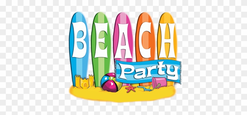 Share This Image - Beach Party Pictures Clip Art #639671