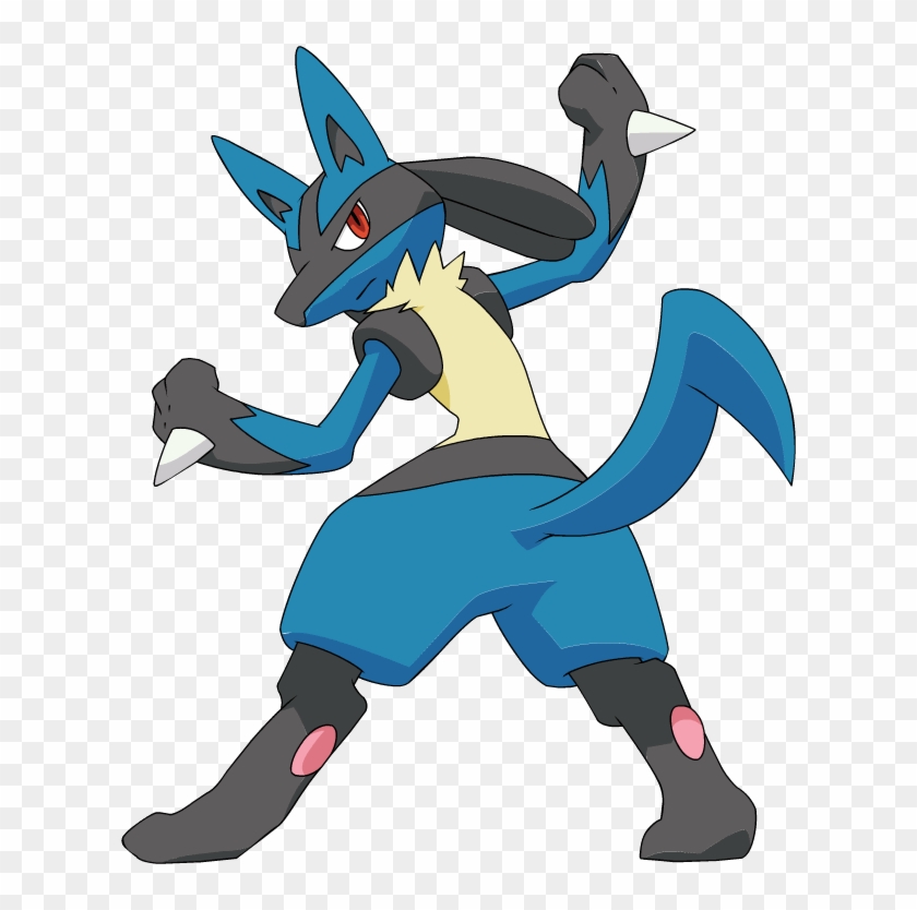 Toon Lucario - Pokemon Lucario Back #639685