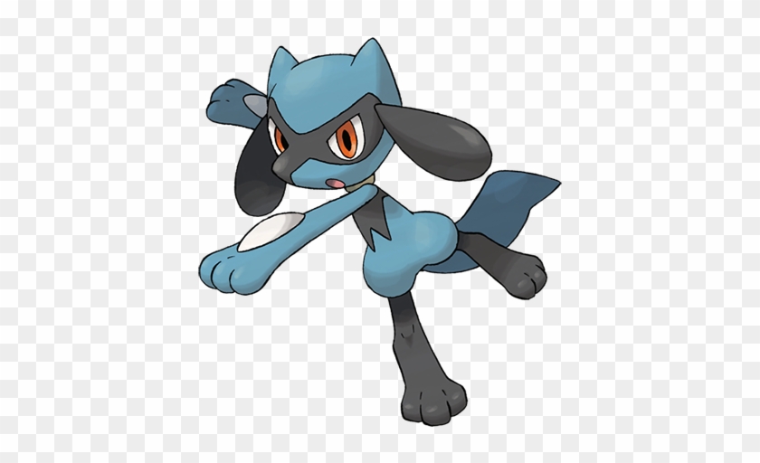 Riolu 447 Udvikler Sig Til Lucario - Pokemon Black And White #639737