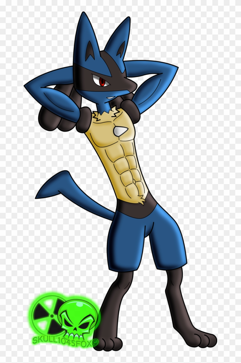 Anthro Lucario By Skull1045fox - Furry Lucario #639754