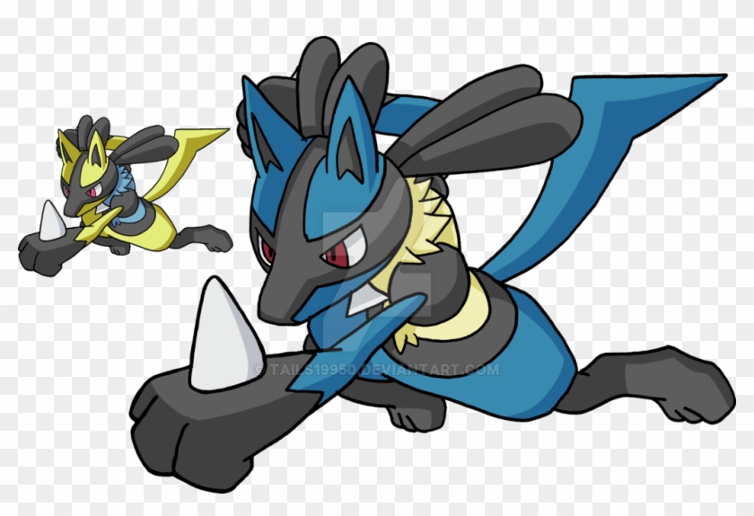 448 - Lucario - Art V - 2 By Tails19950 - Cartoon #639795