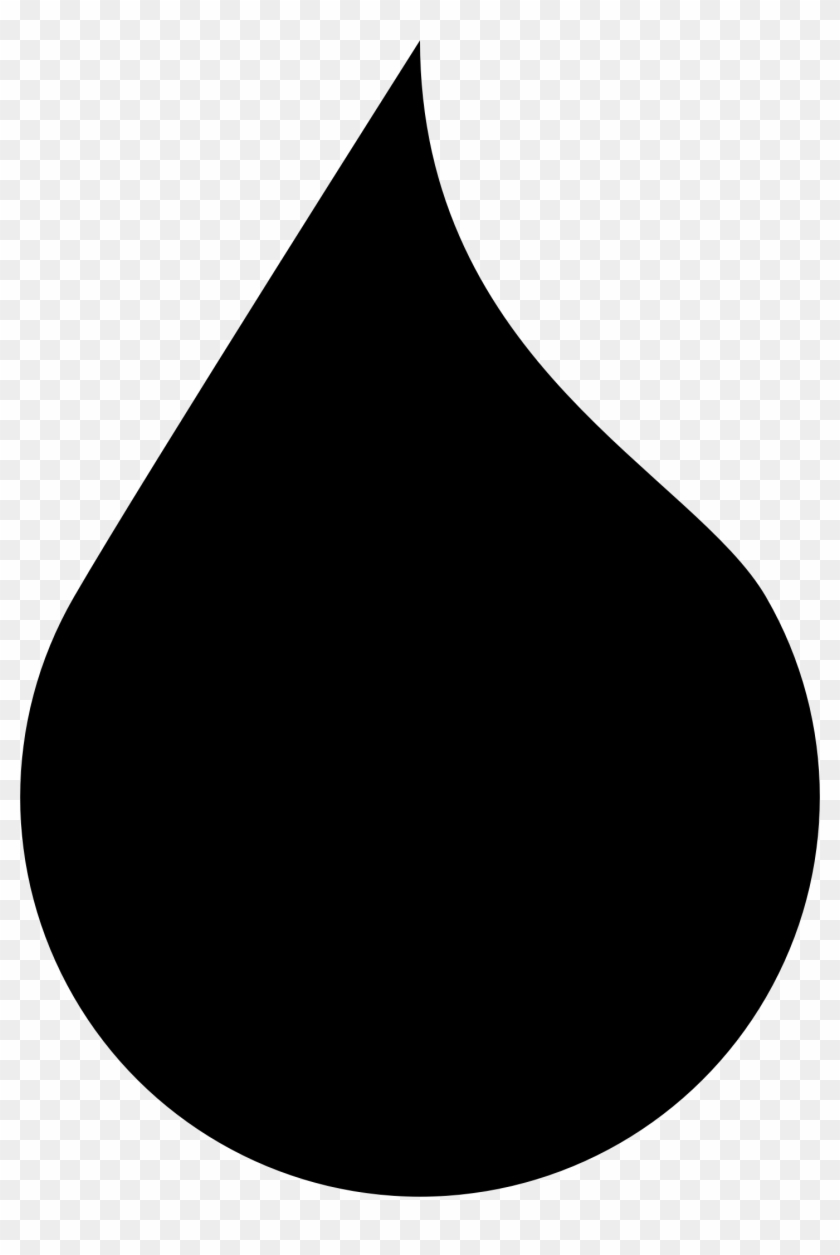 Drop Silhouette - Water Drop Black #639807