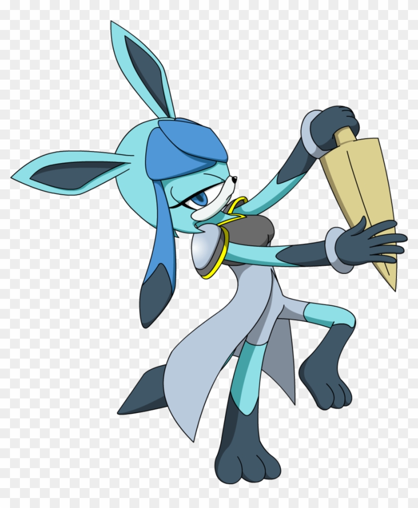 Frozel The Glaceon 2015 By Lucarioshirona On Deviantart - Anthro Glaceon #639809
