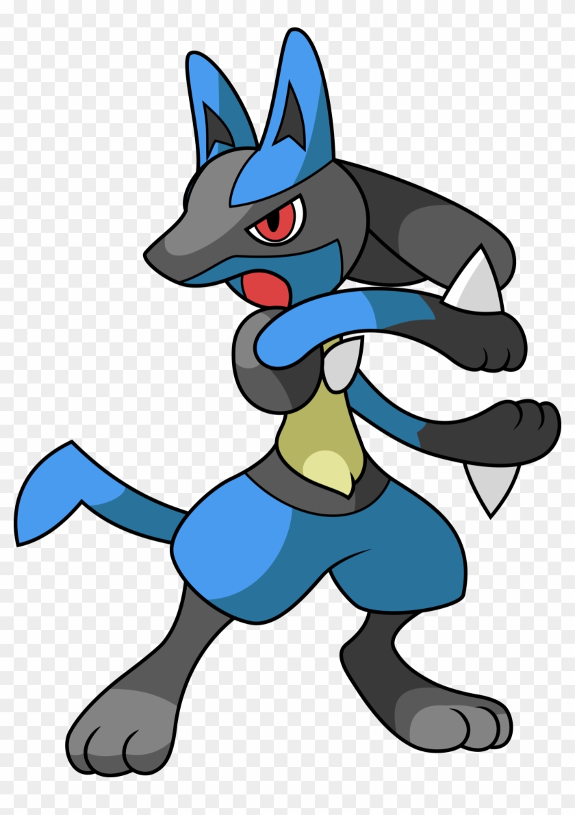 Lucario Vector By Pokemon Vector Art - Gambar Hd Pokemon Vektor #639828