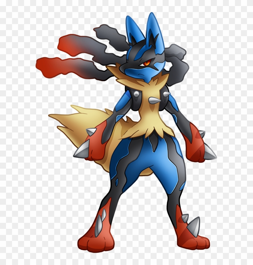 Pokemon Clipart Mega Lucario - Pokemon Mega Lucario Shiny, HD Png Download  - 1024x1230 (#1162795) - PinPng