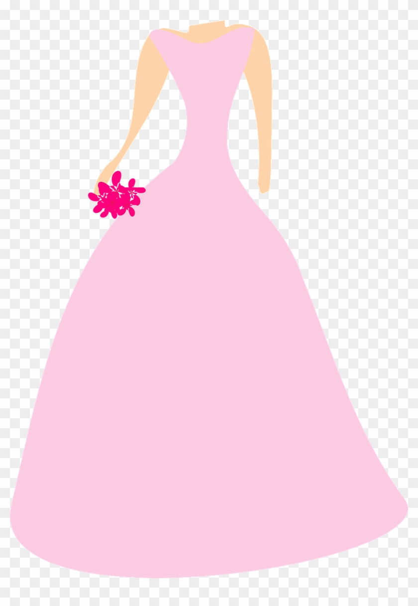 Wedding Invitation Bridal Shower Clip Art - Dress #640018