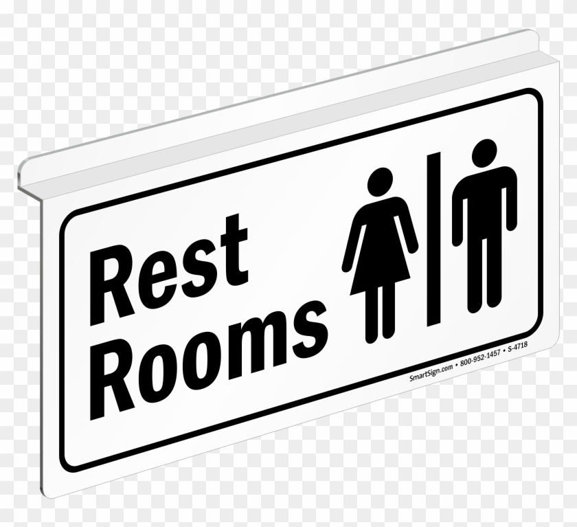 Rest Rooms Sign - Bathroom Door Signs Printable #640012