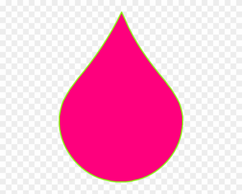 Pink Water Drop Png #640023